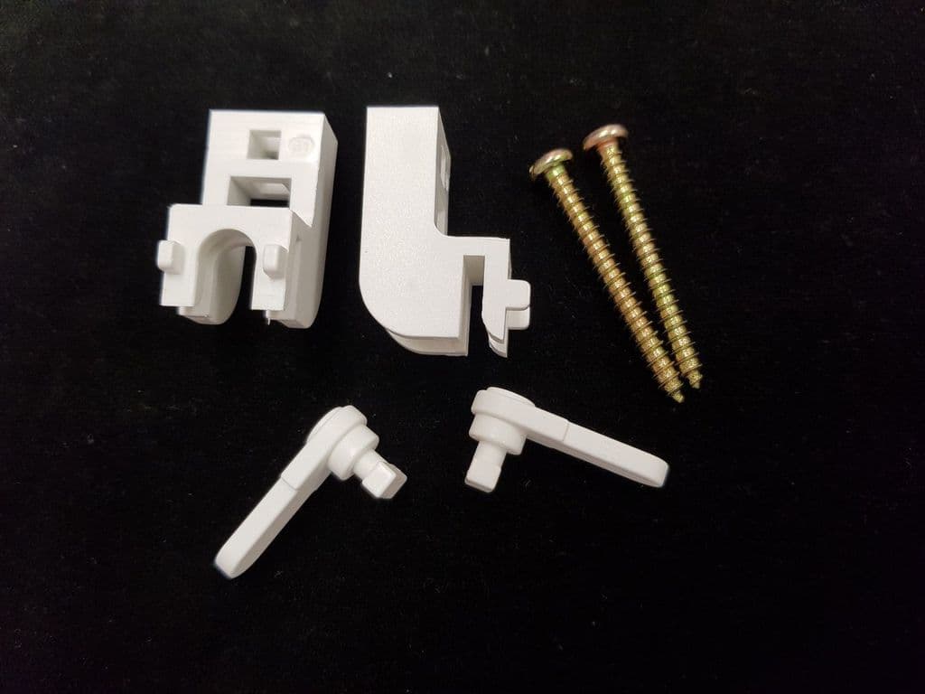 Curtain Glider Stop End Rail Bracket Track Joiner Swish Decorail Luxe Dovetail Home Furniture